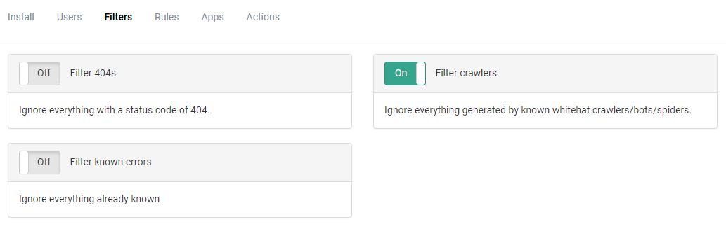  Filters help you stay within your message limit 