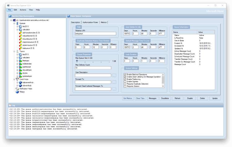 Service Bus Explorer