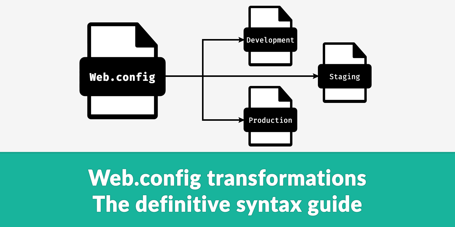 Web.config transformations - The definitive syntax guide