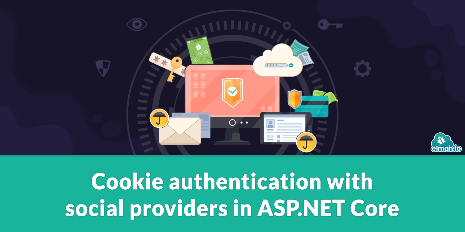 Cookie authentication with social providers in ASP.NET Core
