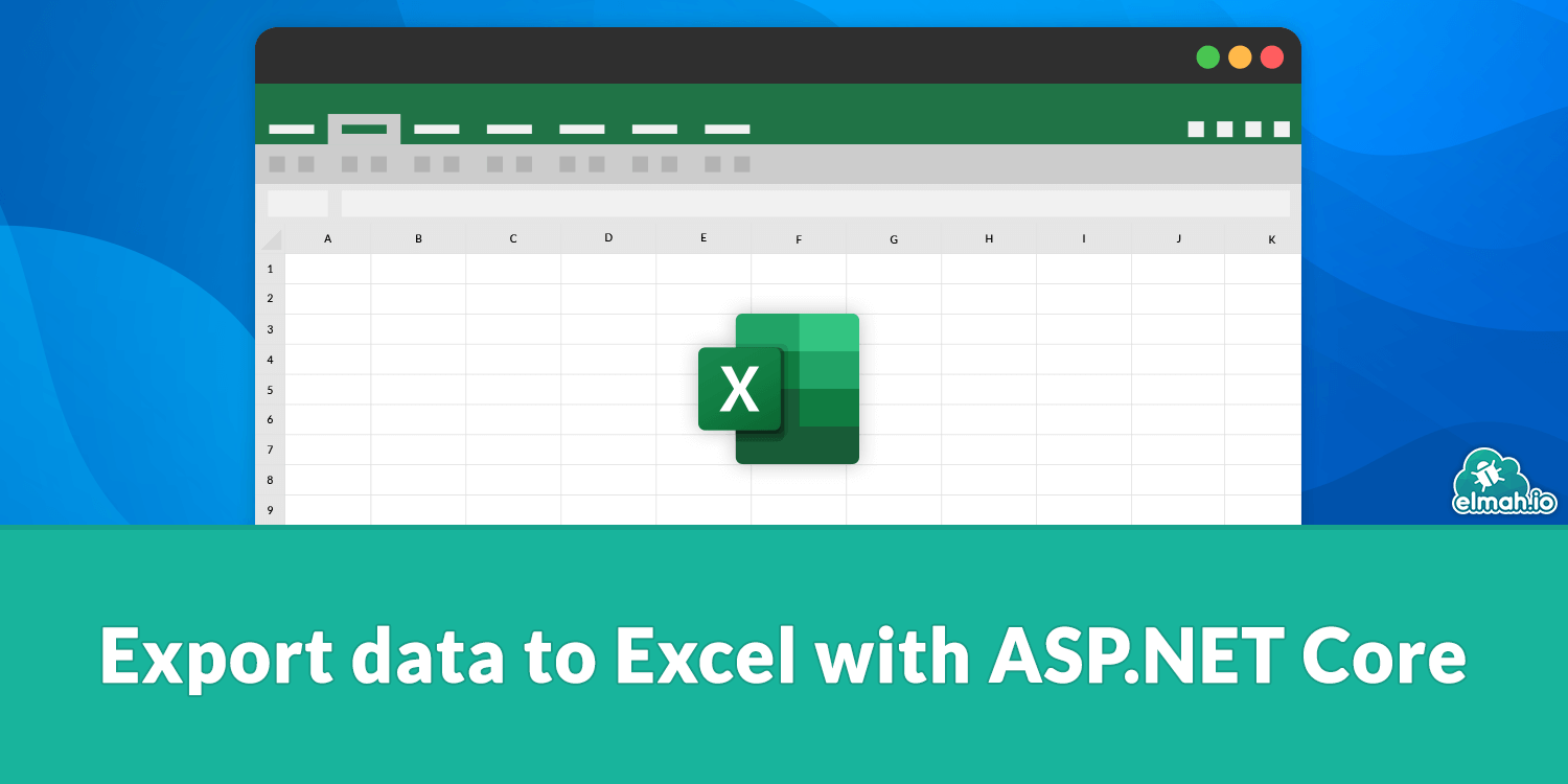 Export data to Excel with ASP.NET Core