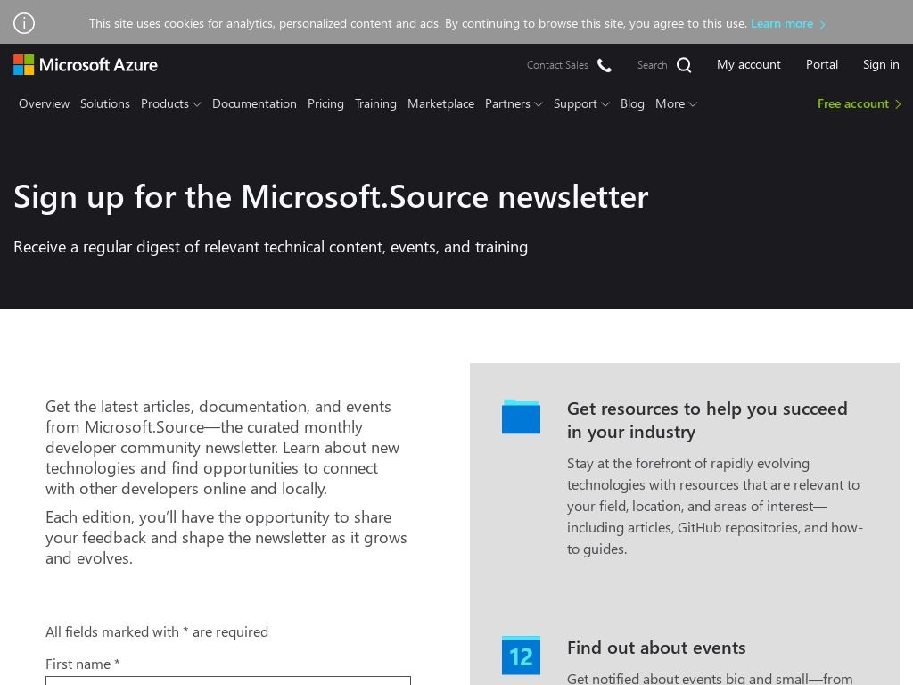 Microsoft.Source Newsletter