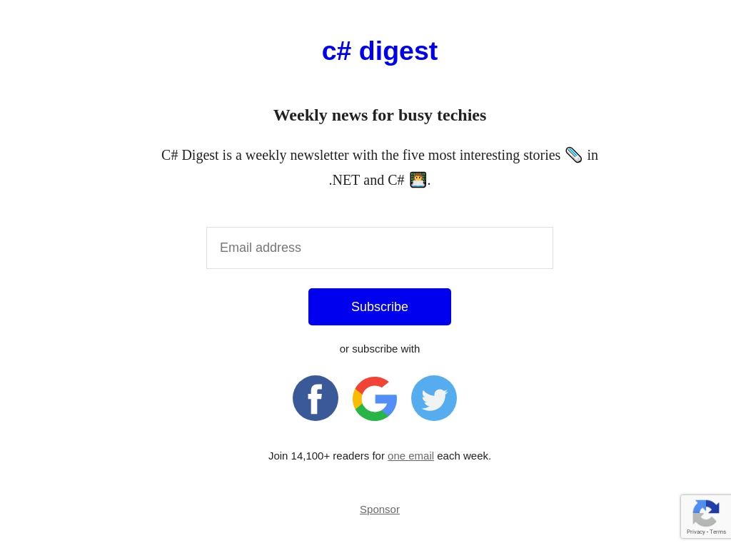 C# Digest