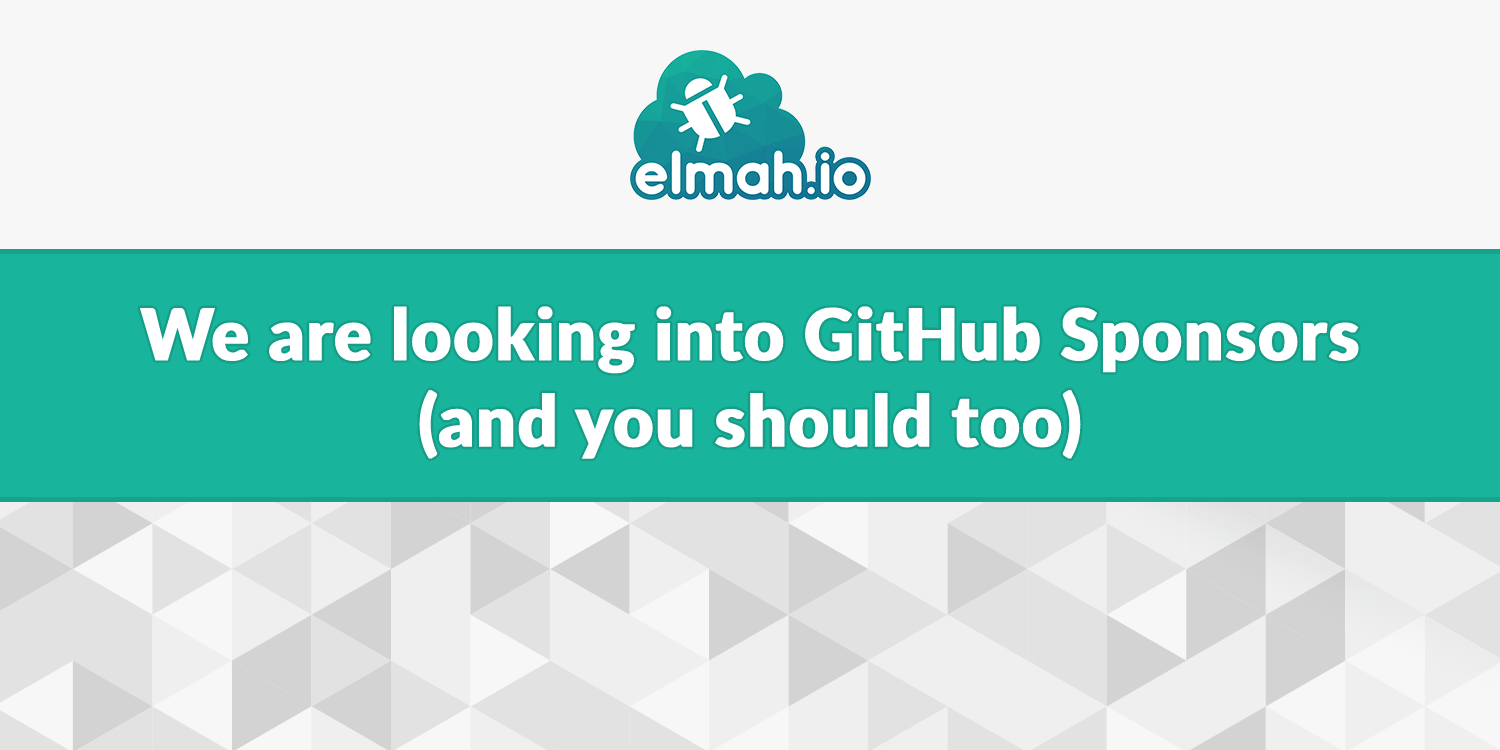 We are looking into GitHub Sponsors (and you should too)