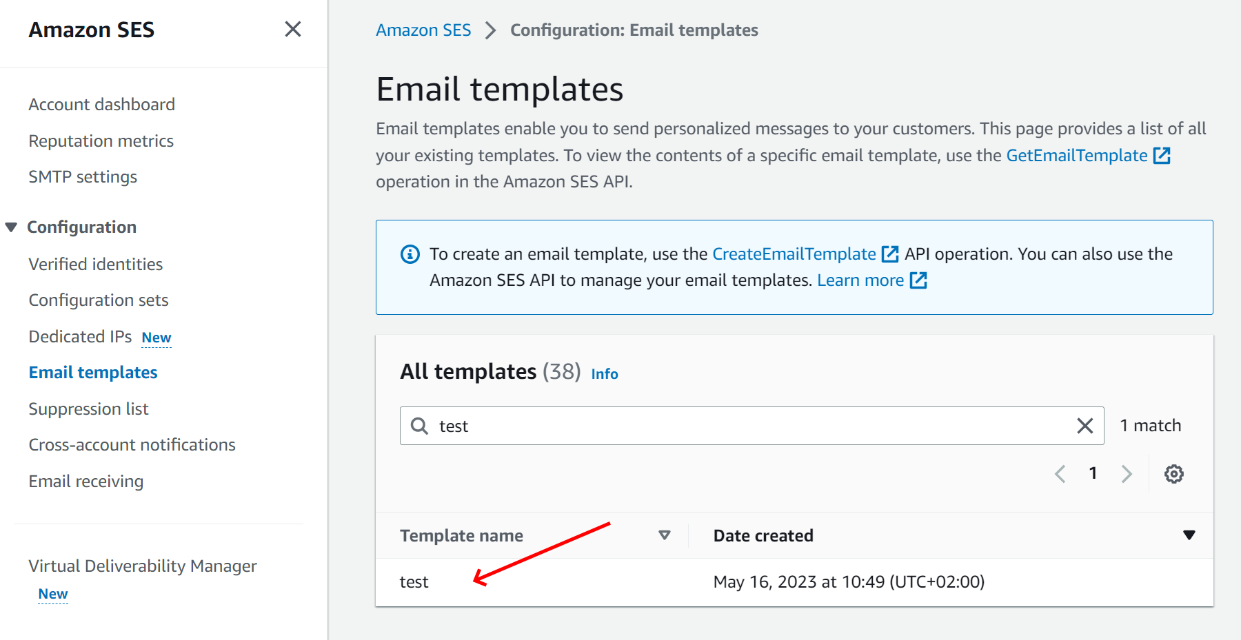Email templates in AWS