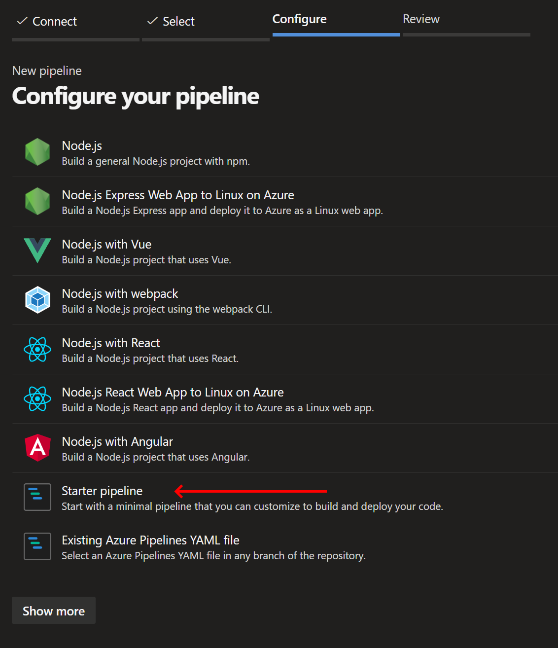 Configure your pipeline