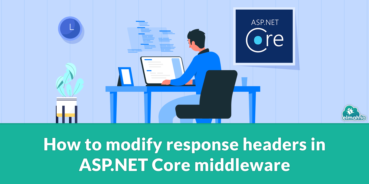 How to modify response headers in ASP.NET Core middleware