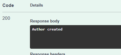 Author created