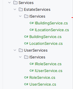 Folder structure