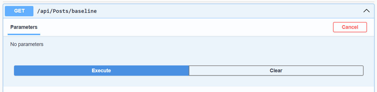 baseline endpoint