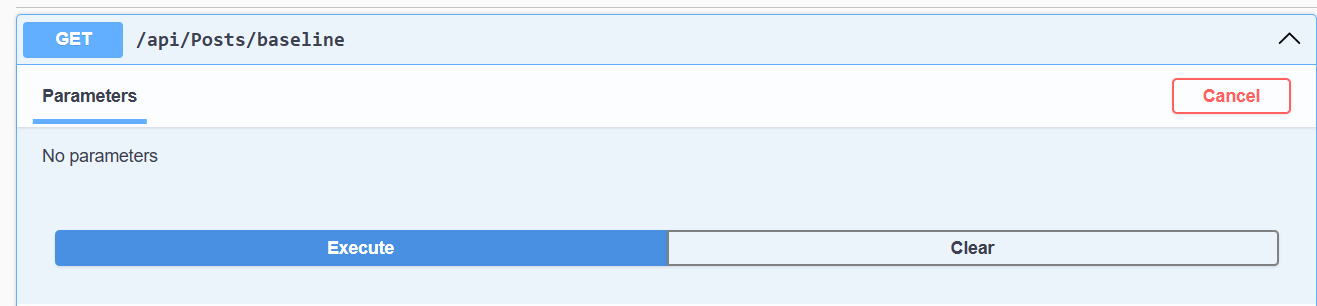 baseline endpoint