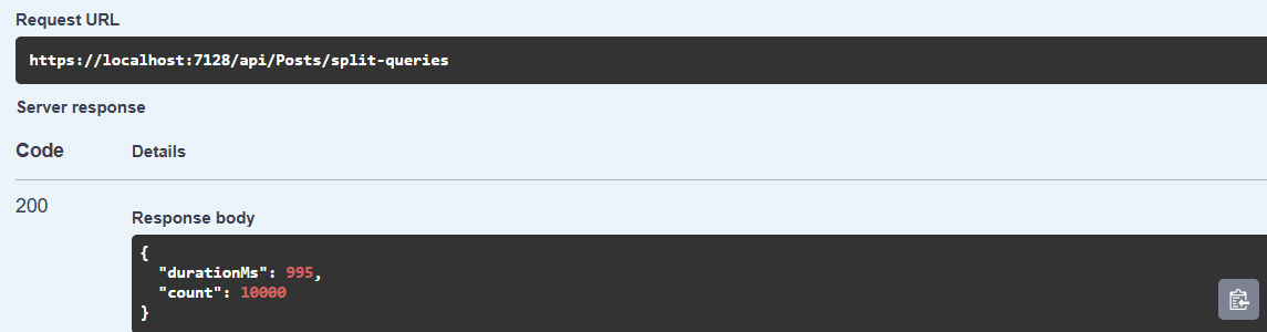Updated result