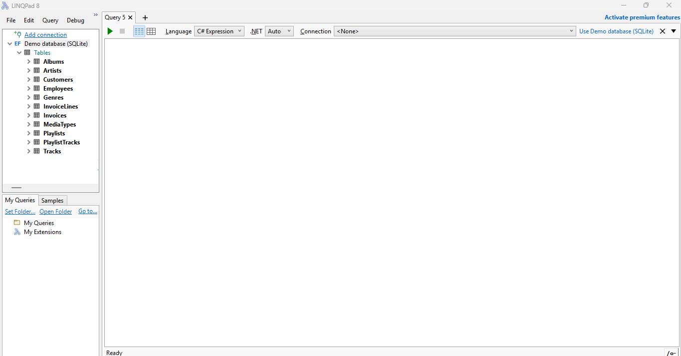 Demo database
