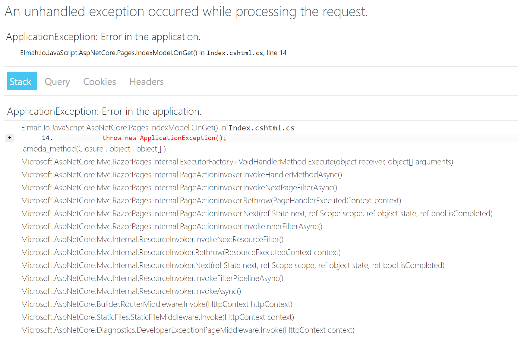 stack trace formatter stack trace formatter